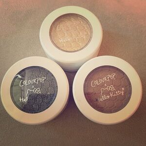 Colourpop x hello kitty trio eye shadow